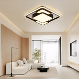 Tyalez Modern Simple Square Shape LED Flush Mount Ceiling Light