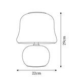 Tyalez Simple Iron Bedroom Cute Table Lamps