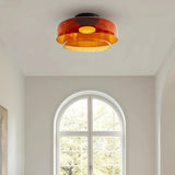 Tyalez Creative Multi-Layer Stained Glass Ceiling Light