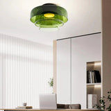Tyalez Creative Multi-Layer Stained Glass Ceiling Light