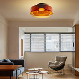Tyalez Creative Multi-Layer Stained Glass Ceiling Light