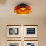 Tyalez Creative Multi-Layer Stained Glass Ceiling Light