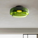 Tyalez Creative Multi-Layer Stained Glass Ceiling Light