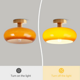 Tyalez Vintage Gold Glass Pendant Ceiling Lights