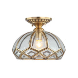 Tyalez Vintage Copper Geometry Ceiling Hallway Light