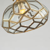Tyalez Vintage Copper Geometry Ceiling Hallway Light