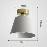 Tyalez Modern Conical Iron Shape Ceiling Light