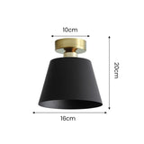 Tyalez Modern Conical Iron Shape Ceiling Light