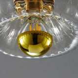 Modern Small Simple Clear Glass Ceiling Light
