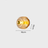 Modern Small Simple Clear Glass Ceiling Light