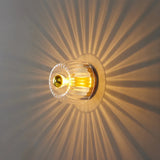 Modern Small Simple Clear Glass Ceiling Light