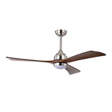Simple Wooden Ceiling Fan With LED Light And Remote