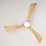 Simple Wooden Ceiling Fan With LED Light And Remote