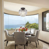 Tyalez Crystal 1-Light Hallway Ceiling Lights