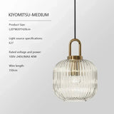 Tyalez Modern Simple Clear Light Stripe LED Chandelier