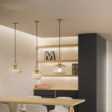 Tyalez Modern Simple Clear Light Stripe LED Chandelier
