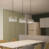 Tyalez Modern Simple Clear Light Stripe LED Chandelier