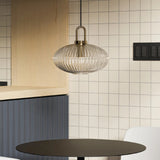 Tyalez Modern Simple Clear Light Stripe LED Chandelier