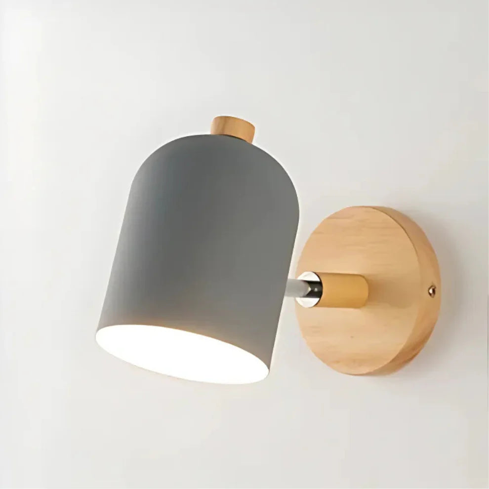 Macaron Wooden Wall Lamp