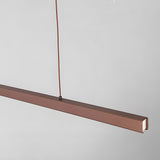 Tyalez Minimalist One-line Long LED Dining Room Pendant Lights