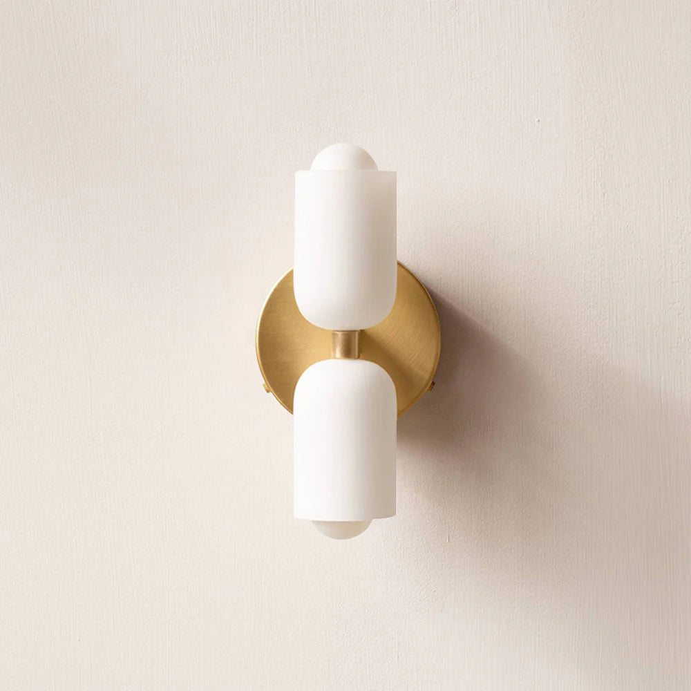 Tyalez Creative Candle Shape Double Head Wall Lamp