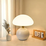 Tyalez French Cream Mushroom Lamp