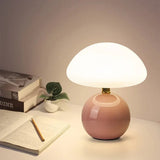 Tyalez French Cream Mushroom Lamp