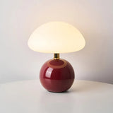 Tyalez French Cream Mushroom Lamp