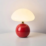 Tyalez French Cream Mushroom Lamp
