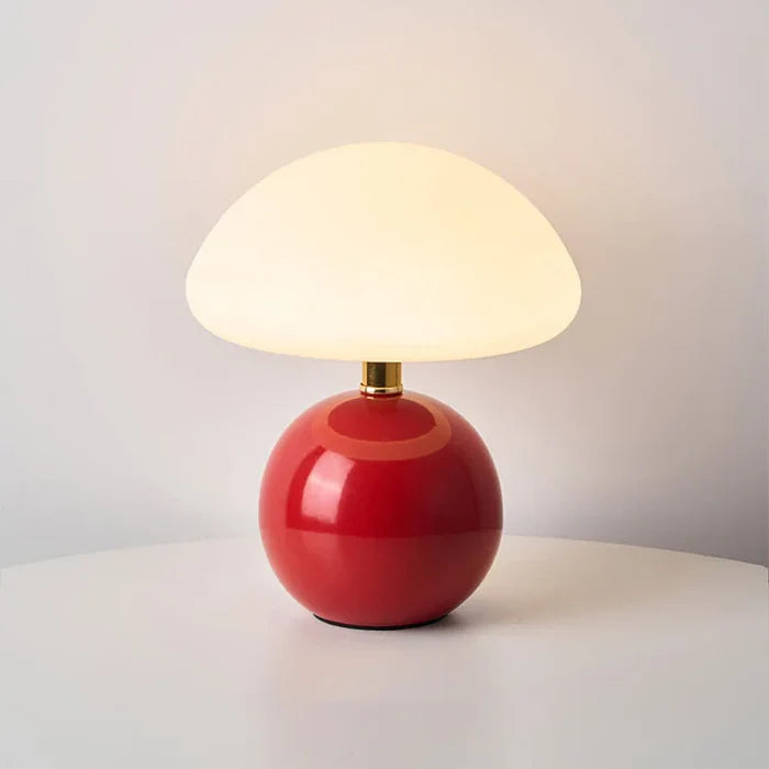 Tyalez French Cream Mushroom Lamp