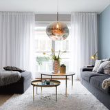 Tyalez Chic Glass Melt Pendant Light
