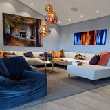 Tyalez Chic Glass Melt Pendant Light