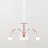 Tyalez Modern White Round Glass Pendant Light