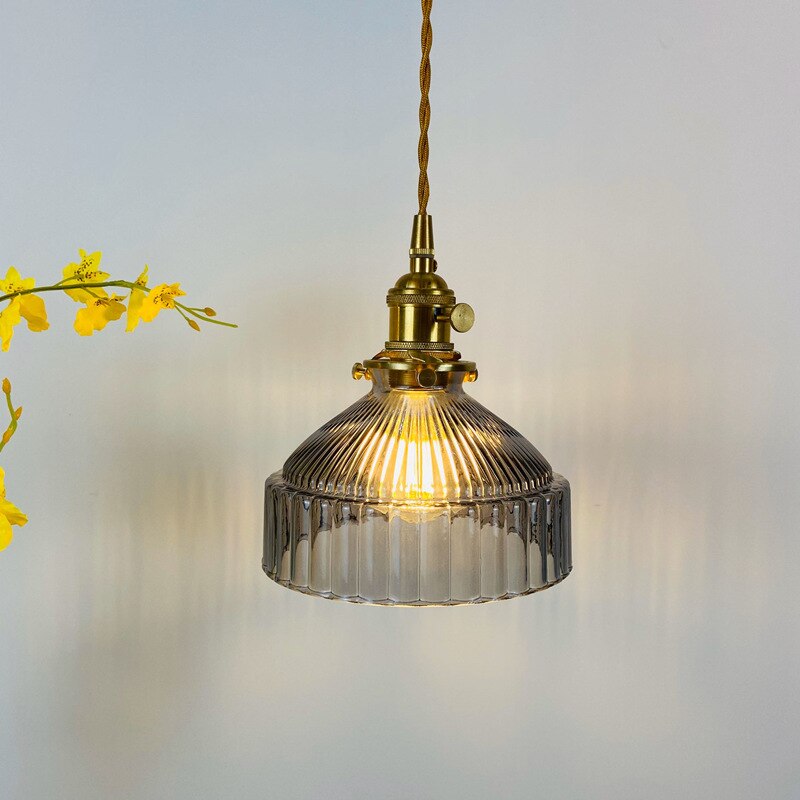 Tyalez Modern Vintage Glass Lampshade Pendant Lights