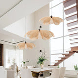 Tyalez Rattan Petal Rustic Lamp Shade Pendant Light