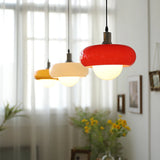 Glass vintage chandelier