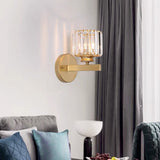 Tyalez Crystal Round And Square Hallway Wall Lights