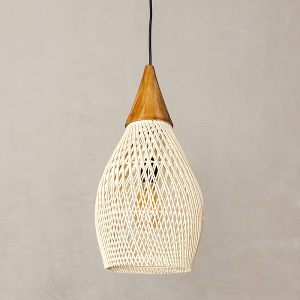 Tyalez Vintage Rattan Woven Chandelier
