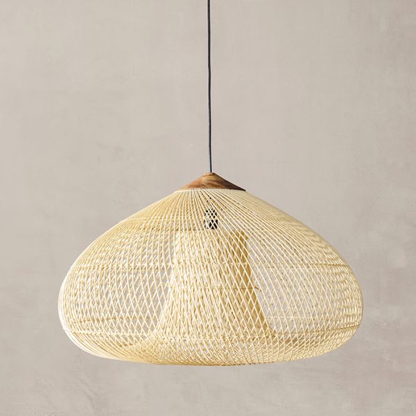 Tyalez Vintage Rattan Woven Chandelier