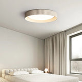 Tyalez Industrial Round Cement Flush Mount Ceiling Light