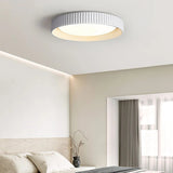Tyalez Industrial Round Cement Flush Mount Ceiling Light