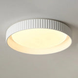 Tyalez Industrial Round Cement Flush Mount Ceiling Light