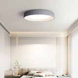 Tyalez Industrial Round Cement Flush Mount Ceiling Light
