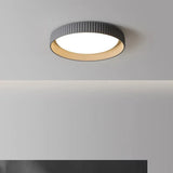 Tyalez Industrial Round Cement Flush Mount Ceiling Light