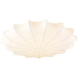Tyalez White Silk Flush Mount Ceiling Light