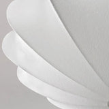 Tyalez White Silk Flush Mount Ceiling Light