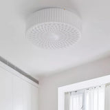 Tyalez Retro Nostalgia Milky White Art Glass Recessed Ceiling Light