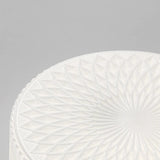 Tyalez Retro Nostalgia Milky White Art Glass Recessed Ceiling Light