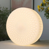 Tyalez Retro Nostalgia Milky White Art Glass Recessed Ceiling Light