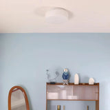 Tyalez Retro Nostalgia Milky White Art Glass Recessed Ceiling Light